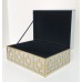 Caixa Decorativa de Vidro Branco M